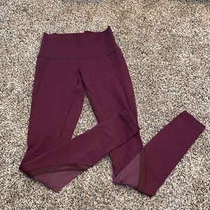High Waisted Lululemon Mesh Leggings